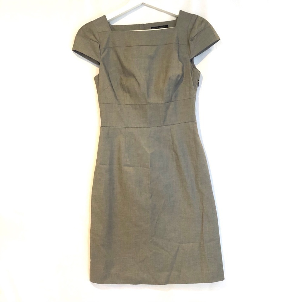 Banana Republic Grey Harlow Work Dress